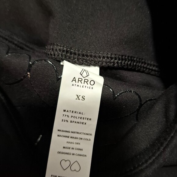 35" inseam ARRO atletic flare leggings size 0 - Picture 4 of 4